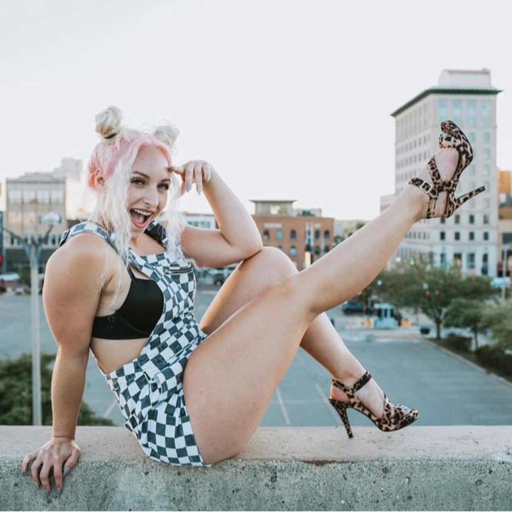 Leopard print 3 inch heels